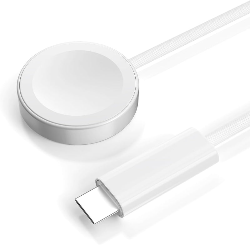 Magnetic Fast Charger for Apple Watch – USB-C, 3ft Durable Cable, 2-3 Hr Full Charge