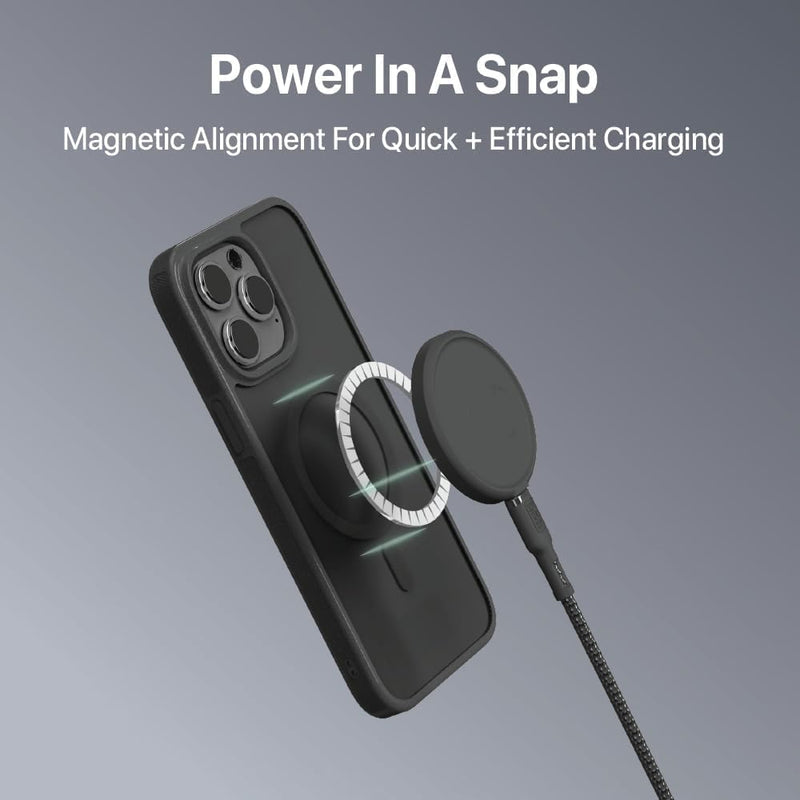 BLACK+DECKER iPhone 14 Case – MagSafe, Shockproof, Lanyard Strap, Custom Buttons