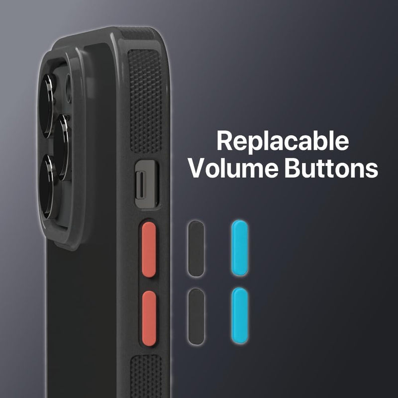 BLACK+DECKER iPhone 14 Case – MagSafe, Shockproof, Lanyard Strap, Custom Buttons