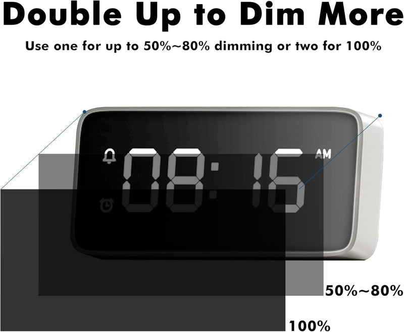 LED Light Blocking Stickers – 2 Sheets Blackout Dimming Covers for Electronics & Routers