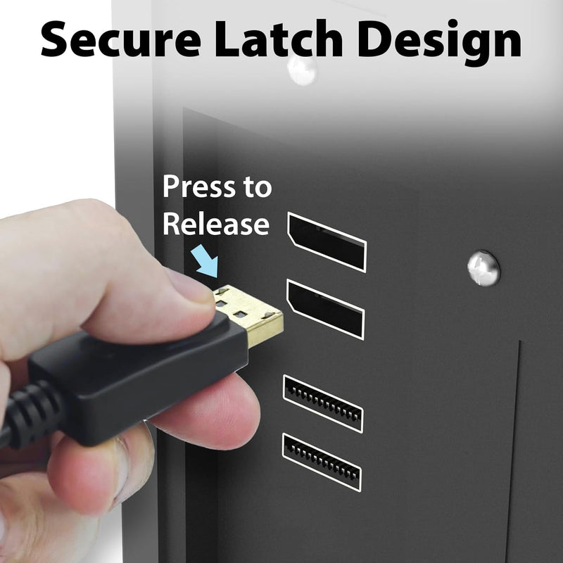 Cyberguys DisplayPort to DVI Adapter ā Gold-Plated DP to DVI-D Converter, Male to Female, 1080P Full HD, Compatible with Laptops, PCs, Monitors, Projectors, HDTV