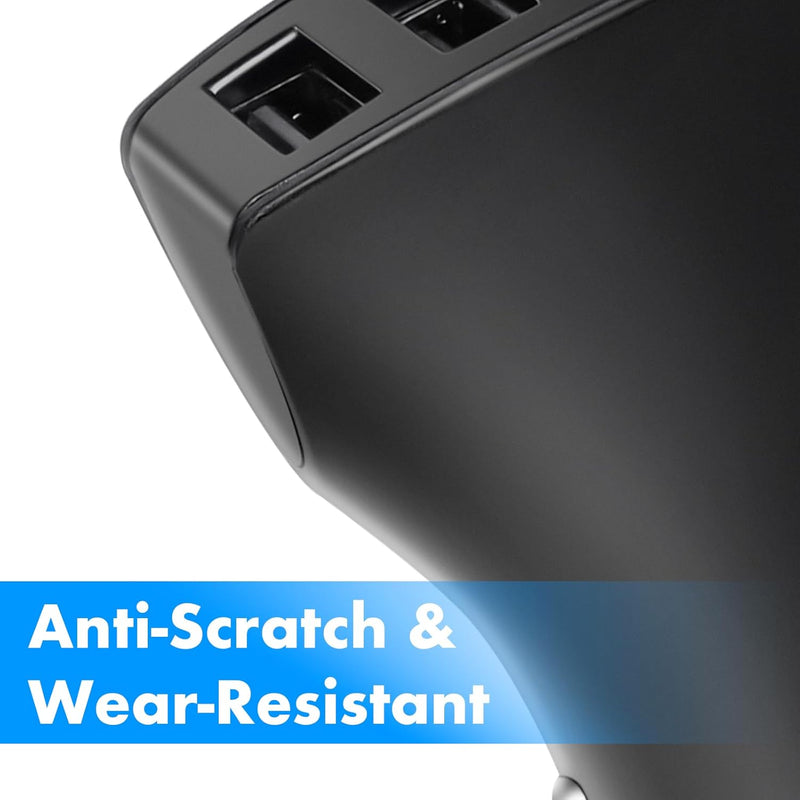 USB Car Charger – 24W 3-Port Fast Charging Adapter for iPhone, Samsung & More