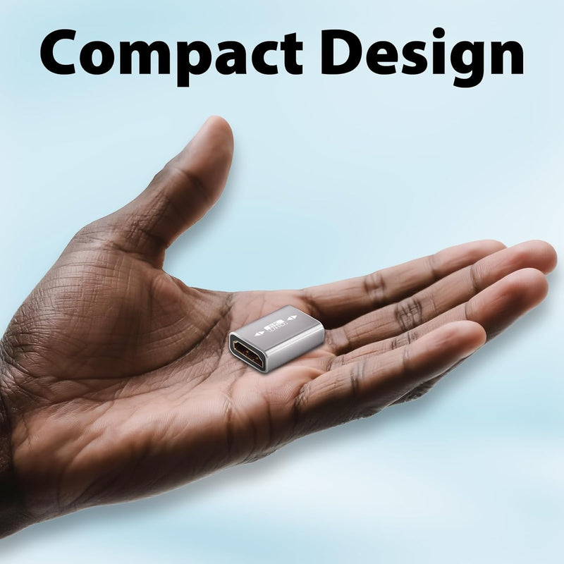 Cyberguys HDMI 2.1 Extender Coupler 2-Pack β 8K@60Hz UHD Female-to-Female Adapter