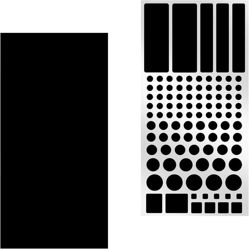 LED Light Blocking Stickers – 2 Sheets Blackout Dimming Covers for Electronics & Routers