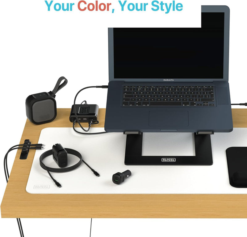 BLACK+DECKER 38W PD Wall Charger – Dual Port USB-C & USB Fast Charging Block