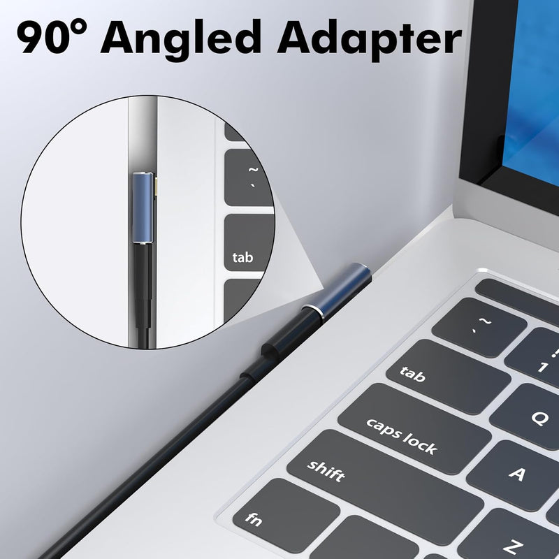 Cyberguys USB-C Right Angle Adapter 2-Pack – 240W PD, 40Gbps USB4, 8K Video Extender