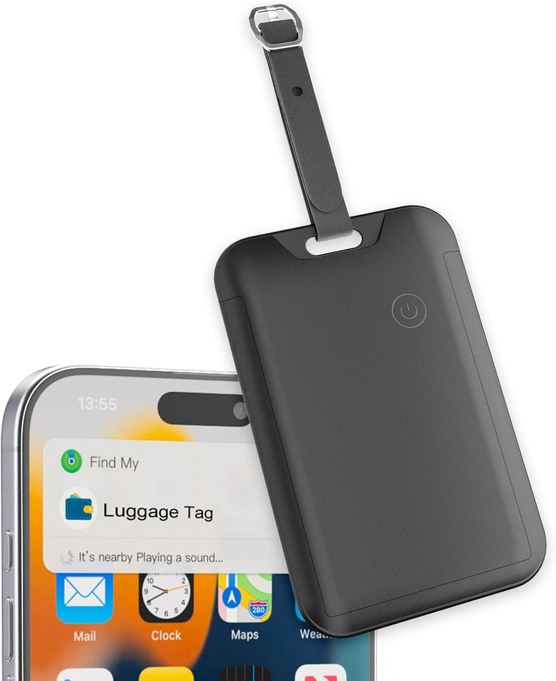 Travel Depot Discreet Luggage Tag – Apple Find My Trackable, Wireless Charge