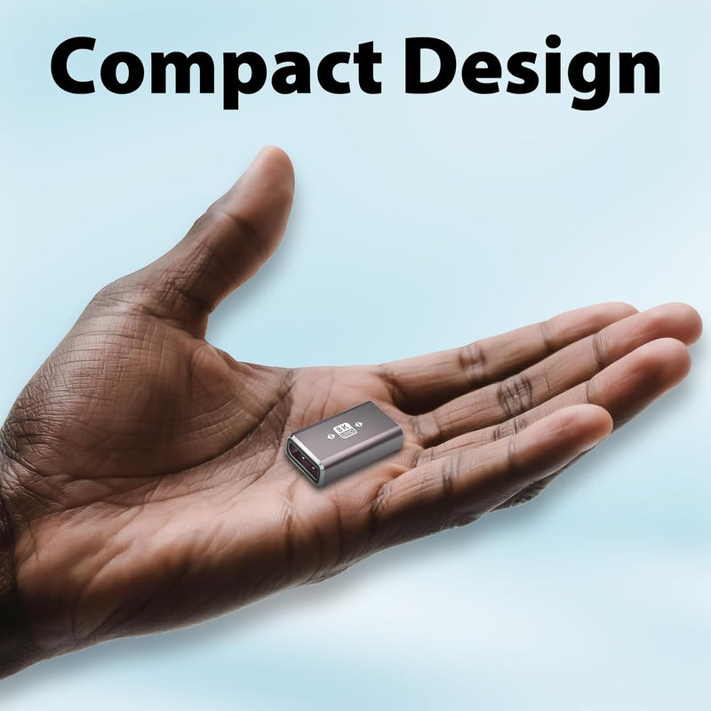 Cyberguys DisplayPort Coupler 2-Pack β 8K@60Hz DP Female to Female Extension Adapter