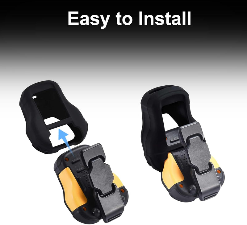 CYBERGUYS Shock-Proof Silicone Case for DEWALT Wearable Bluetooth Speaker β Slim, Non-Slip Sleeve w/Lanyard