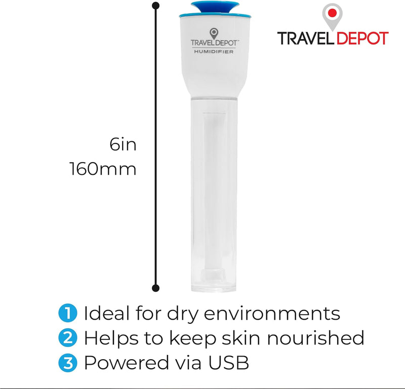 Mini Portable USB Rechargeable Humidifier – Ultra-Quiet Travel Humidifier for Home, Office & Plants