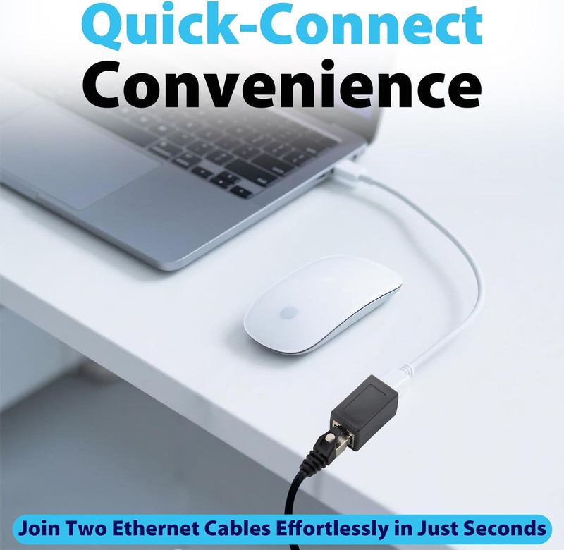 Cyberguys RJ45 Coupler 3-Pack – 1Gbps Ethernet Extender Cat7/Cat6/Cat5e LAN Adapter