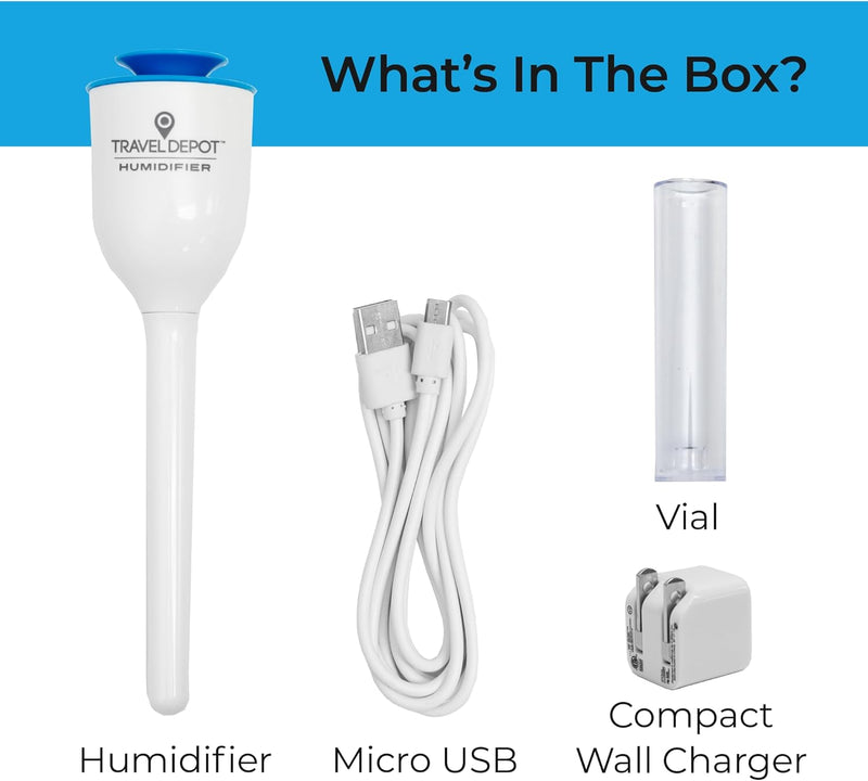 Mini Portable USB Rechargeable Humidifier – Ultra-Quiet Travel Humidifier for Home, Office & Plants