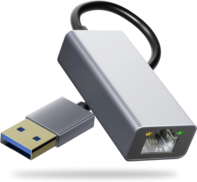 Cyberguys USB to Ethernet Adapter – 1Gbps USB 3.0 to RJ45 LAN Network Dongle