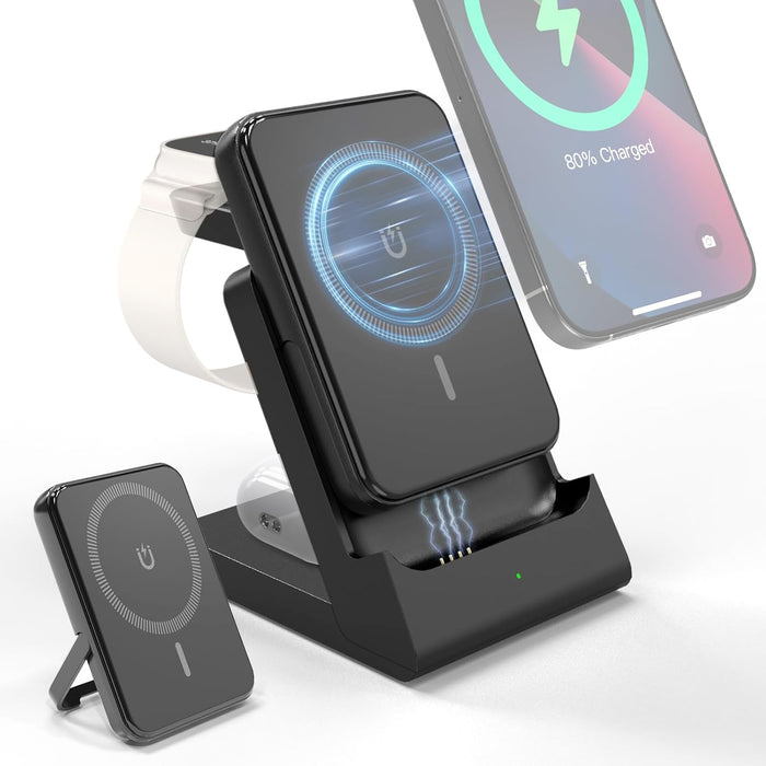4-in-1 MagSafe Fast Charging Station – iPhone, Watch, AirPods