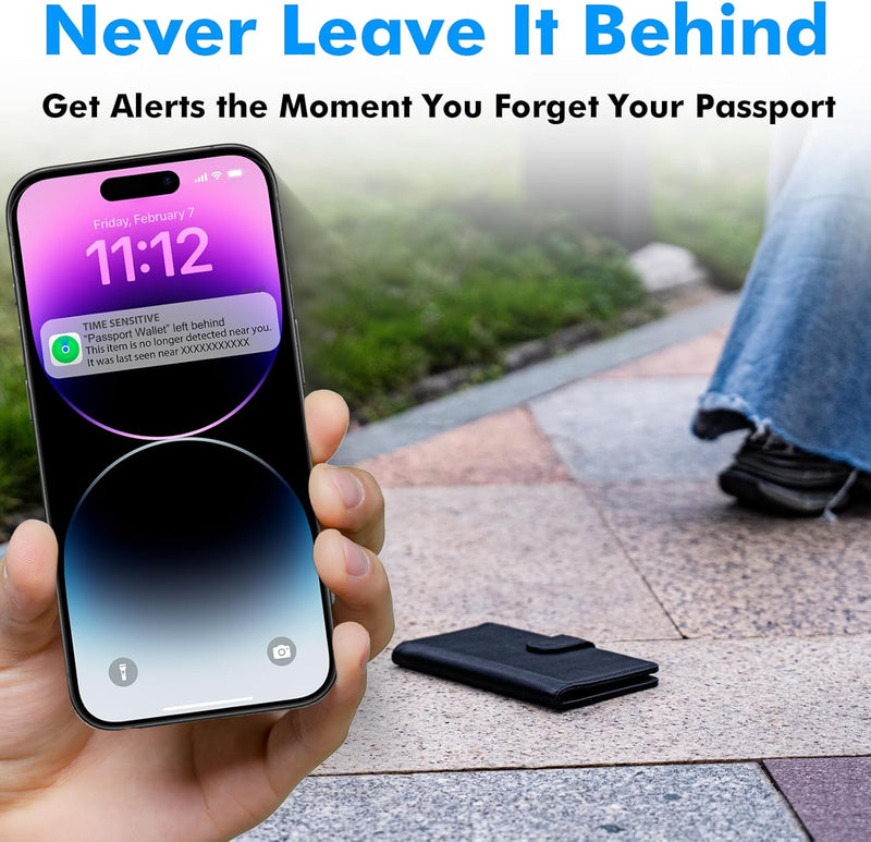 Travel Depot Passport Holder β Apple Find My Trackable Cover, 6-Month Battery