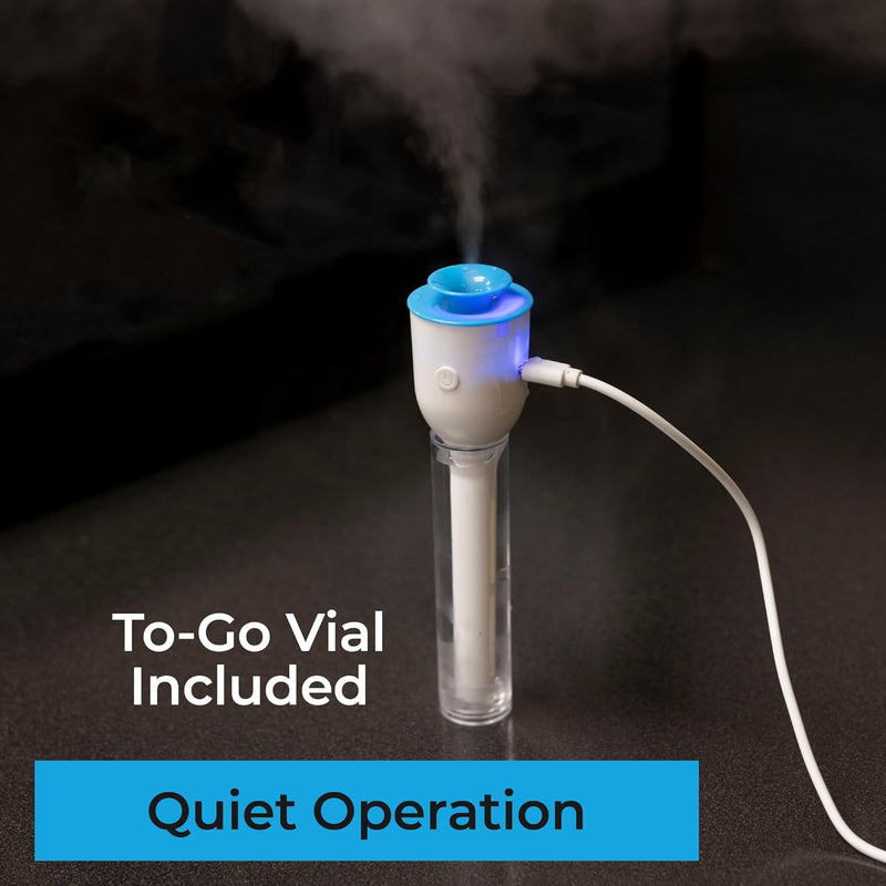 Mini Portable USB Rechargeable Humidifier – Ultra-Quiet Travel Humidifier for Home, Office & Plants