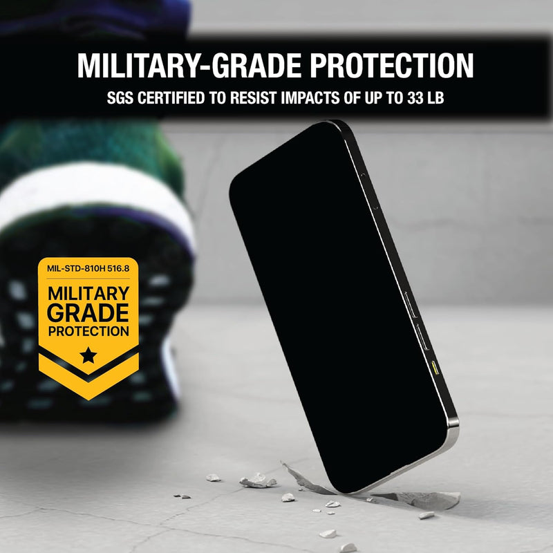 DEWALT iPhone Privacy Screen Protector 2-Pack – Anti Spy Tempered Glass