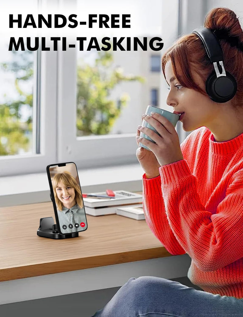 MagSafe Airplane Phone Holder – Hands-Free Travel Mount for iPhone 16/15 & Long Flights