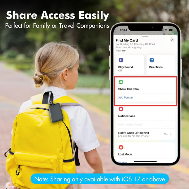 Travel Depot Discreet Luggage Tag – Apple Find My Trackable, Wireless Charge