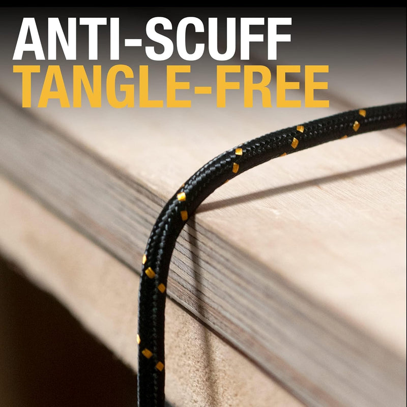 DEWALT Heavy Duty USB to Micro-USB Cable – Rugged Fast Charging Cord for Android & Devices