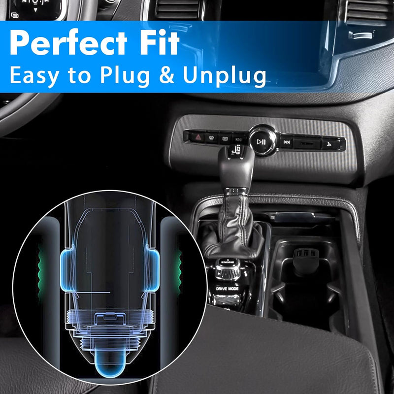 USB Car Charger – 24W 3-Port Fast Charging Adapter for iPhone, Samsung & More