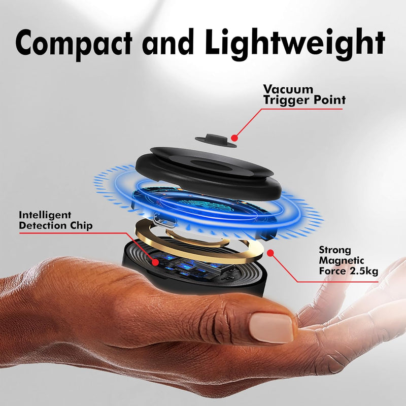 MagSafe Car & Surface Suction Phone Mount – Magnetic Holder for iPhone 15/16