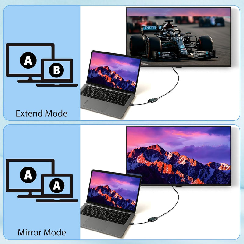 Cyberguys VGA to HDMI Adapter Cable – Female to Male Converter, 1080p Plug & Play