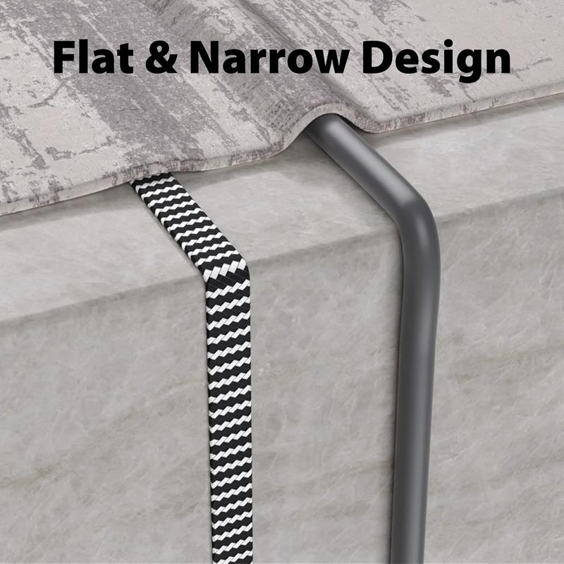 Cat8 Flat Braided Ethernet Cable β 40Gbps High Speed LAN Cord, Shielded RJ45, 6ft