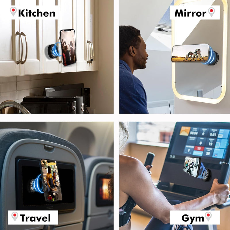 MagSafe Car & Surface Suction Phone Mount – Magnetic Holder for iPhone 15/16