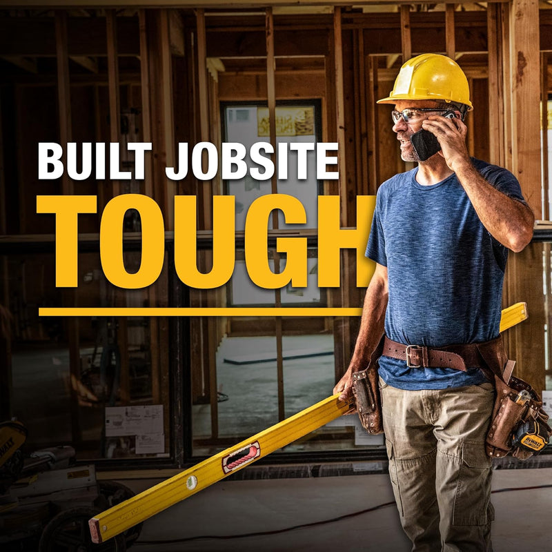 DEWALT 360° Magnetic Ring Case for iPhone 16 – Heavy-Duty, Kickstand & Grip