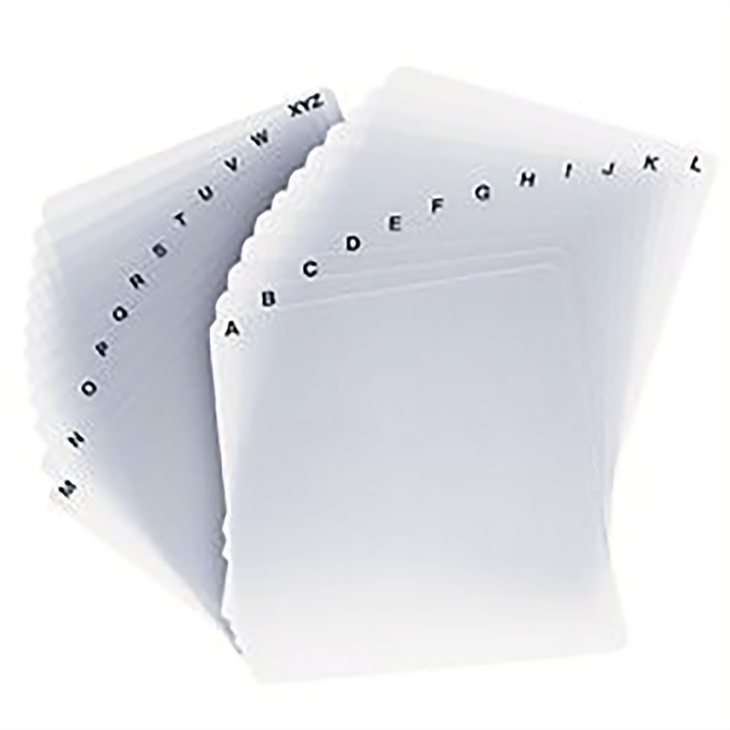 DISCSOX HIDEF PRO 24 ALPHABETICAL/BLANK DIVIDERS