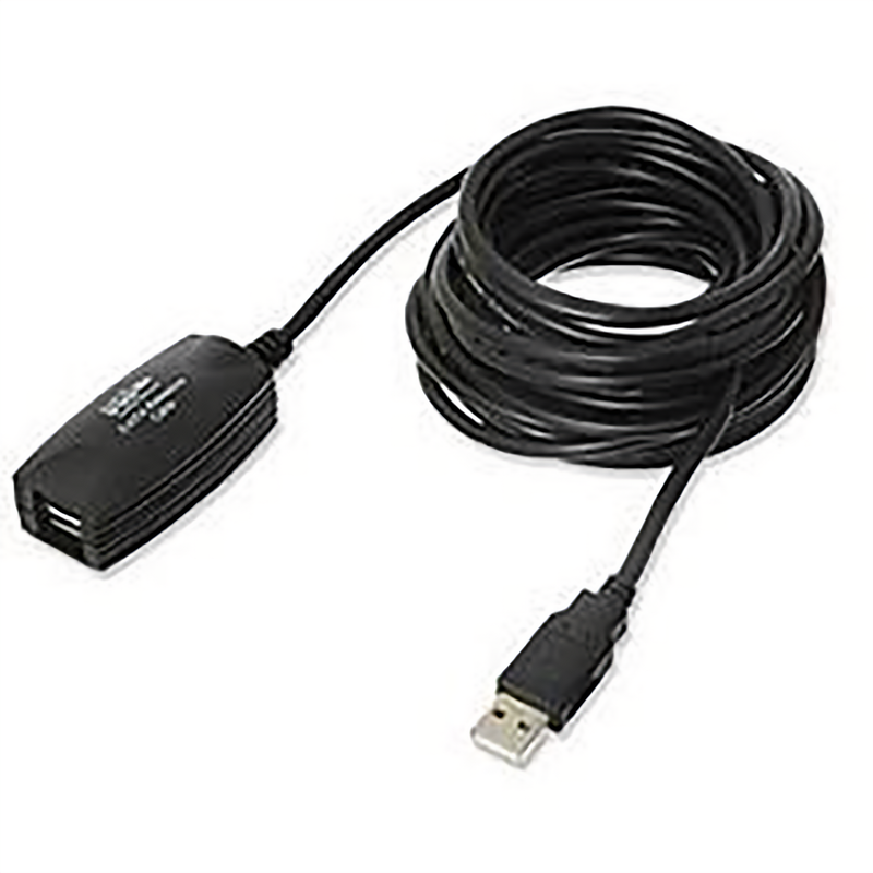 USB 2.0 Active Extension Cable – Boosted Signal, High-Speed Data Transfer, 16ft