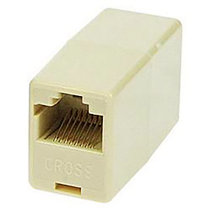 8P8C MODULAR INLINE COUPLER, REVERSE (ROLLED) IVOR