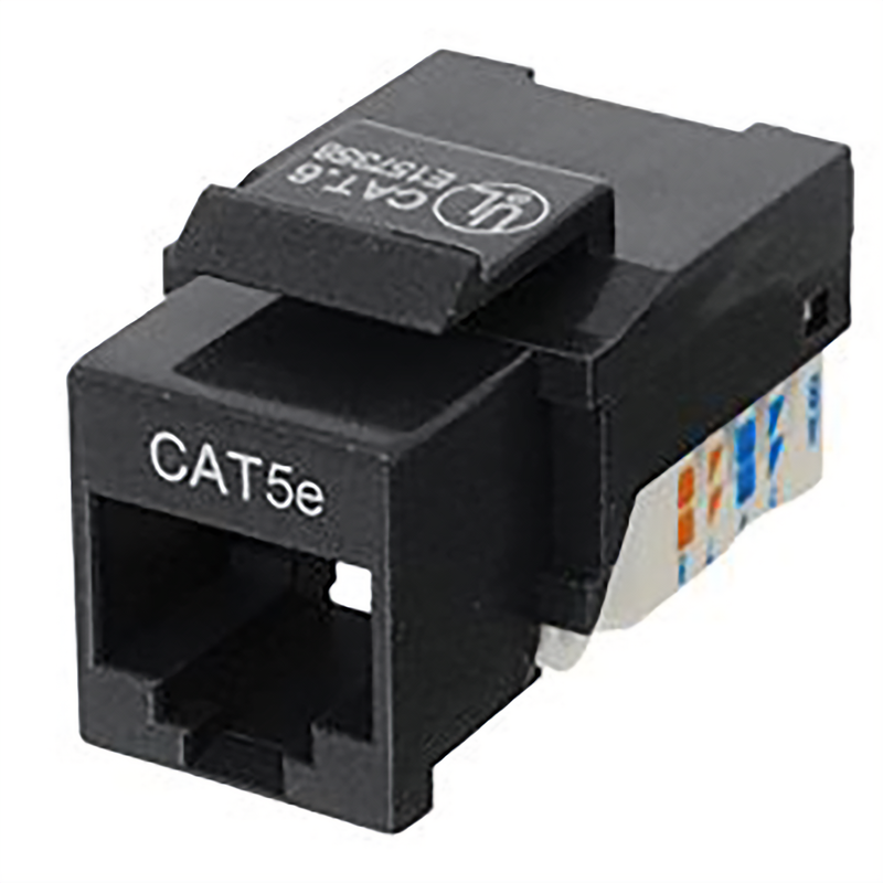 CAT5E RJ45 KEYSTONE JACK, TOOL-FREE