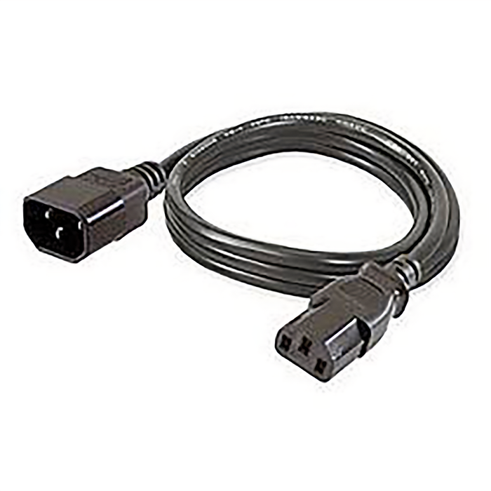 IEC POWER CABLE 250V, C13-C14, SINGLE