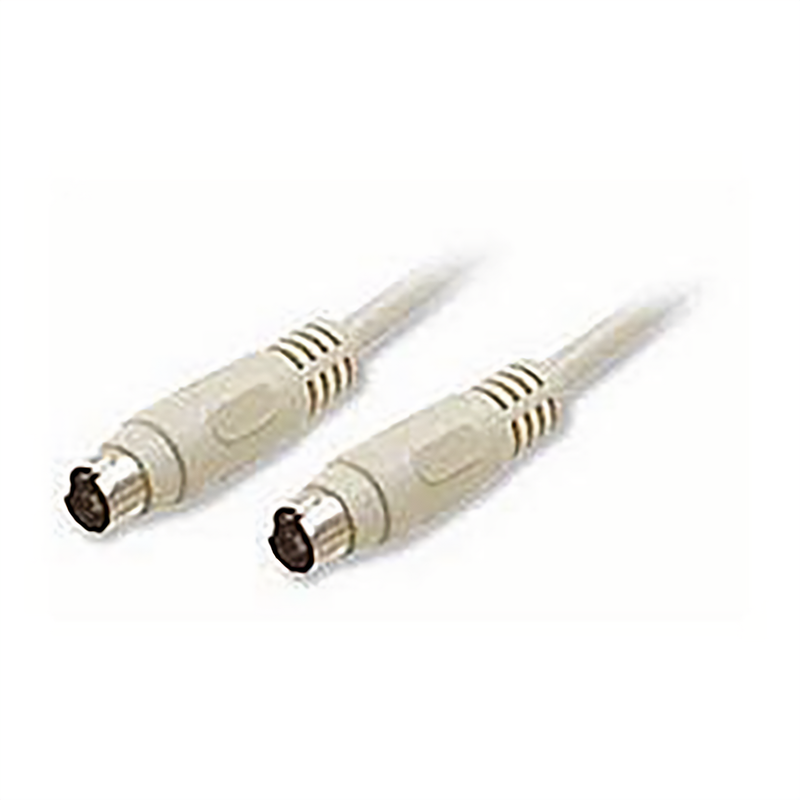 PS/2 Cable – 6-Pin Mini DIN Male to Male, High-Quality Keyboard/Mouse Cord