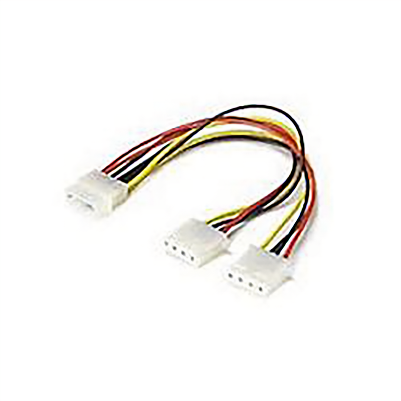 POWER SUPPLY 4-PIN MOLEX Y-SPLITTER, 18AWG