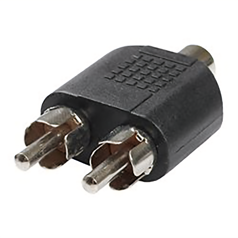 RCA MALE X2 TO RCA FEMALE ADAPTER