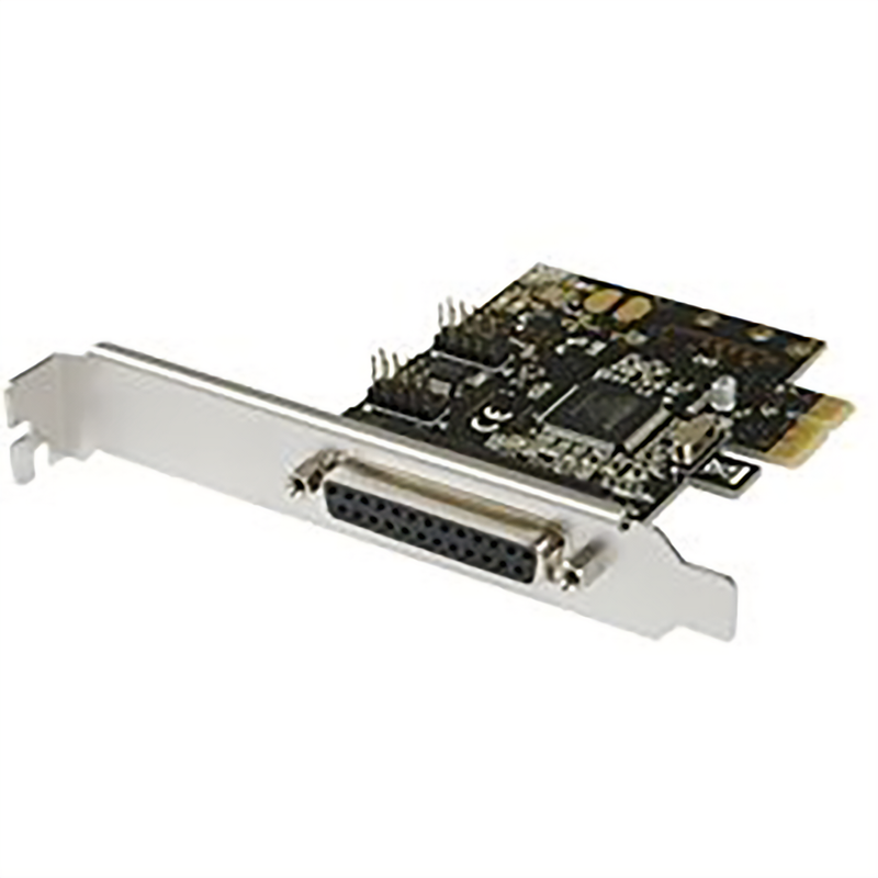 COMBO 2-PORT SERIAL, 1-PORT PARALLEL PCI-E CARD
