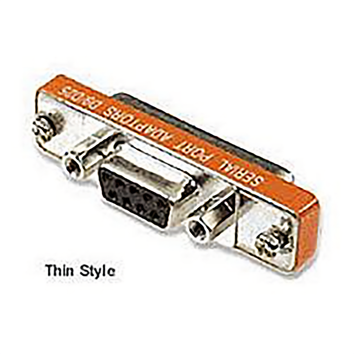 ADAPTER, THIN DB9F TO DB25M