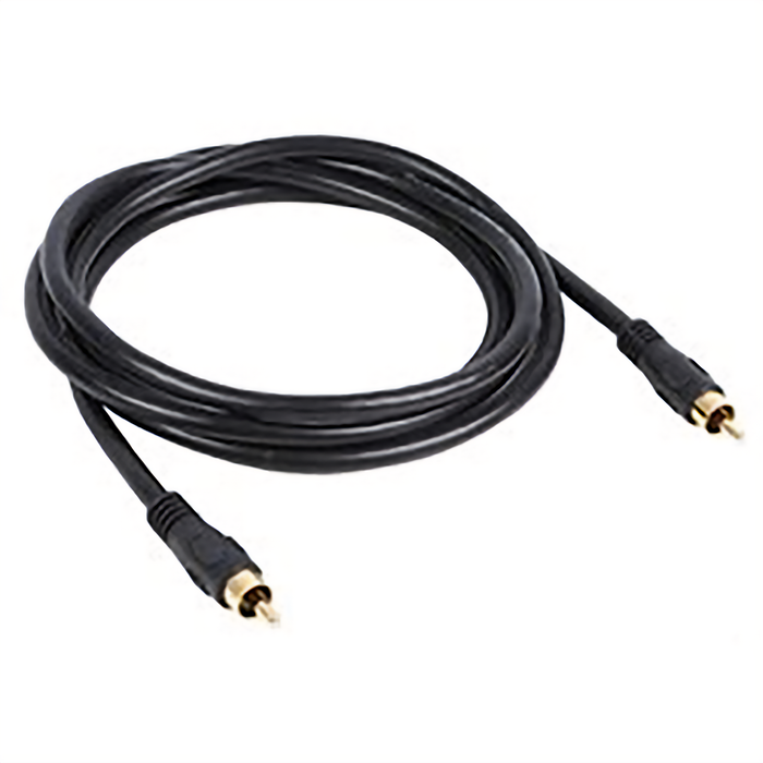 RCA M/M COMPOSITE VIDEO CABLE, 75 OHM COAXIAL, 6FT