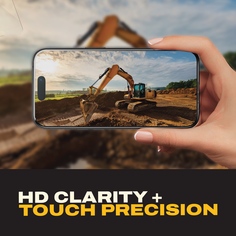 DEWALT Glass Screen Protectors for iPhone 17 Air/Pro/Pro Max (2-Pack) – HD Clear 9H Glass