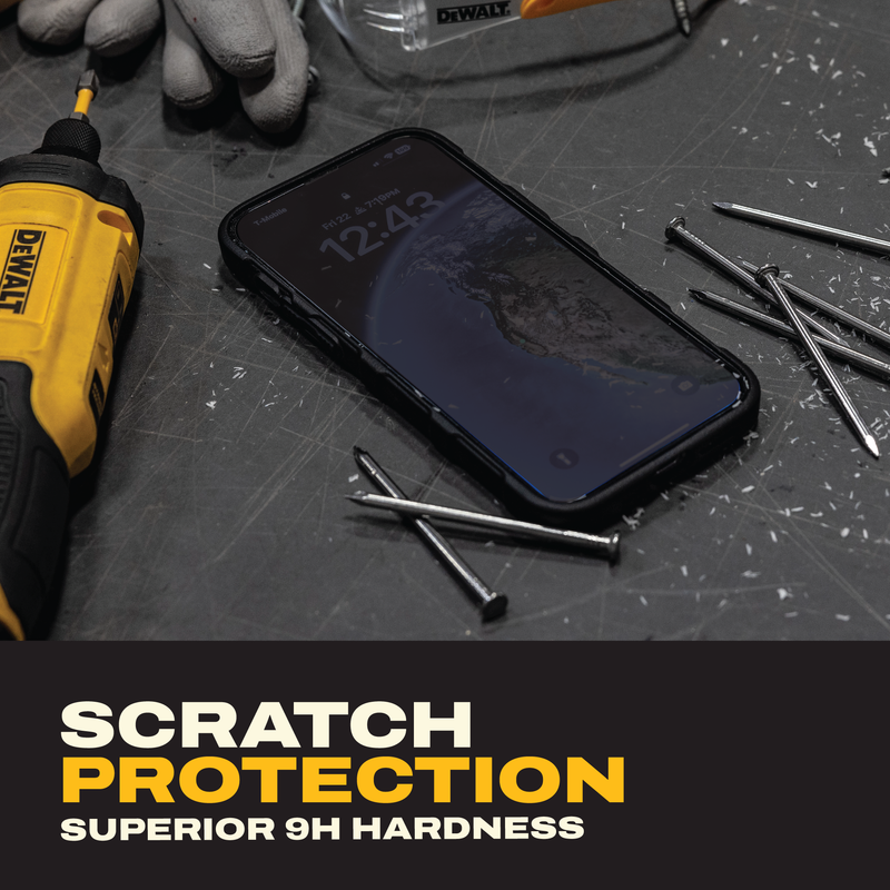 DEWALT Privacy Screen Protectors for iPhone 17 Air/Pro/Pro Max (2-Pack) ā Anti-Spy 9H Glass