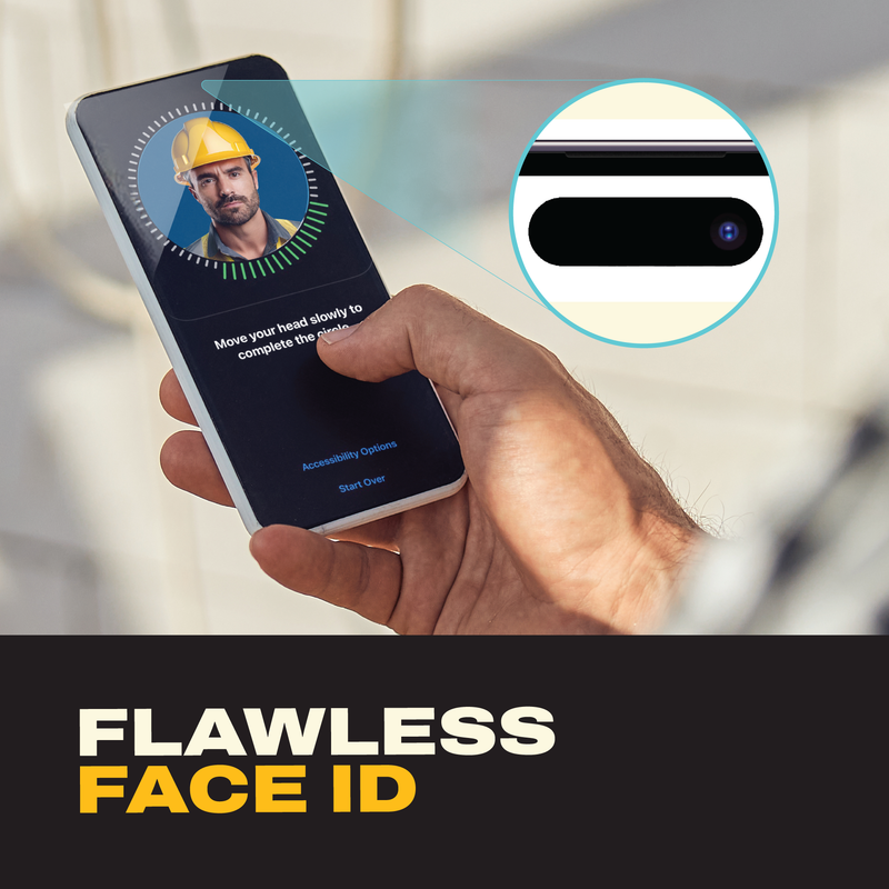 DEWALT Privacy Screen Protectors for iPhone 17 Air/Pro/Pro Max (2-Pack) ā Anti-Spy 9H Glass