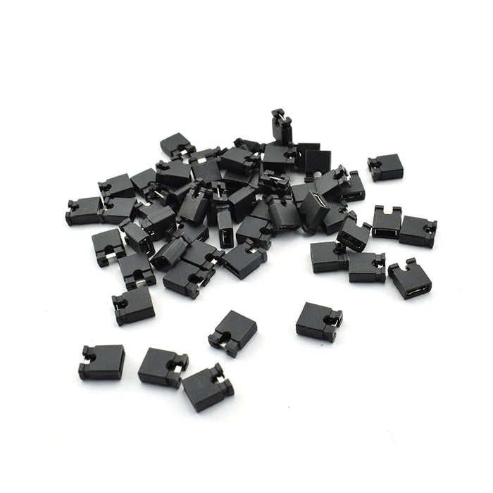 Mini Jumpers Open Top – 24 Pack Shorting Block Connectors for PC Motherboards