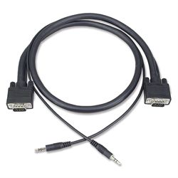 SLIM VGA PLUS STEREO HD15 M/M