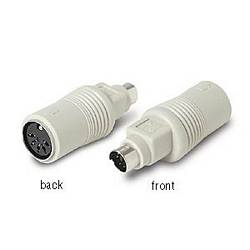 PS/2 6-Pin Mini DIN Male to 5-Pin DIN Female Adapter – Keyboard/Mouse Converter
