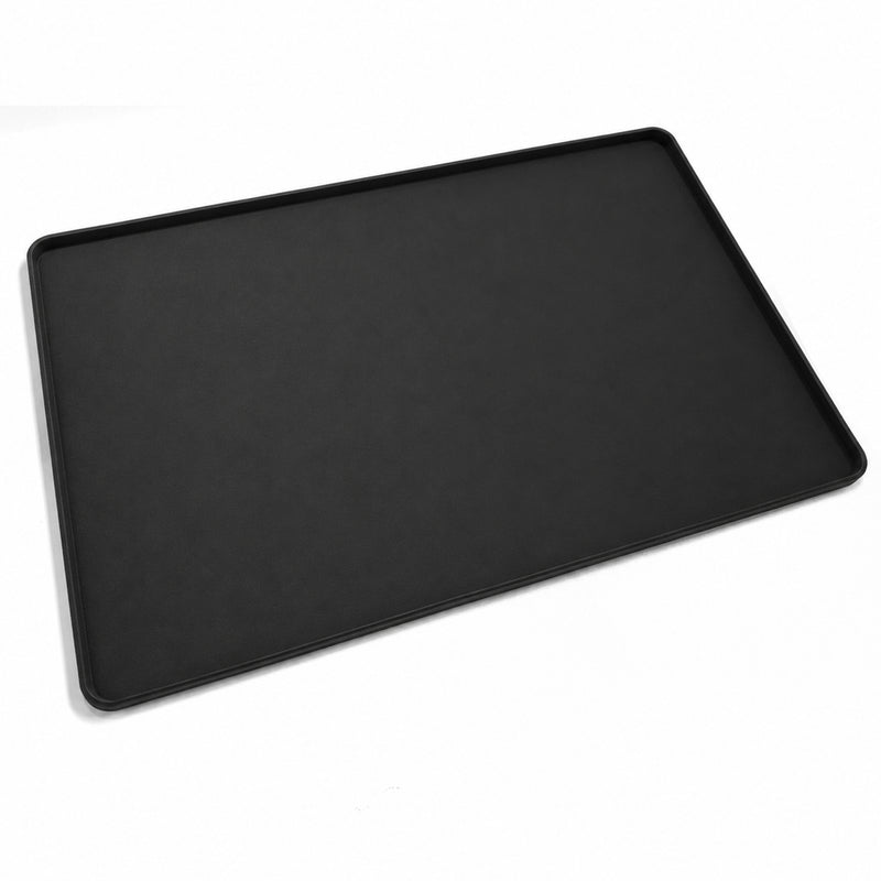 Le Kitchen Silicone Countertop Mat, Waterproof Drying Surface, Raised Edge