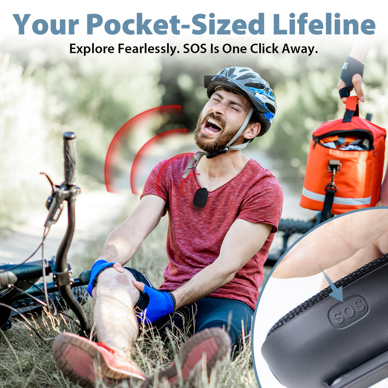 Travel Depot Mini Wearable Bluetooth 5.3 Speaker – Clip-On IPX5 with Mic