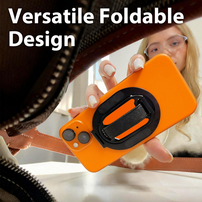 Cyberguys MagSafe Compatible Phone Grip with 360° Rotating Kickstand Stand